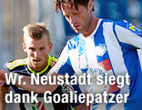 Manuel Kerhe (WAC) und Thomas Pichlmann (Wr.Neustadt)