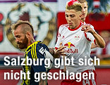 Kevin Kampl (Salzburg) gegen Raul Meireles (Fenerbahce)