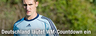 Miroslav Klose beim Training