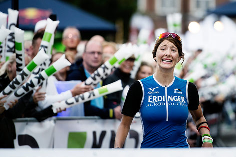 © APA/EPA/SCANPIX DENMARK/Liselotte Sabroe Triathletin Eva Wutti
