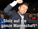 Austria-Trainer Nenad Bjelica jubelt