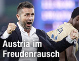 Austria-Trainer Nenad Bjelica jubelt