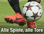 Champions-League-Ball im Einsatz