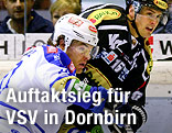 Brock McBride (VSV) und Brett Sonne (Dornbirn)