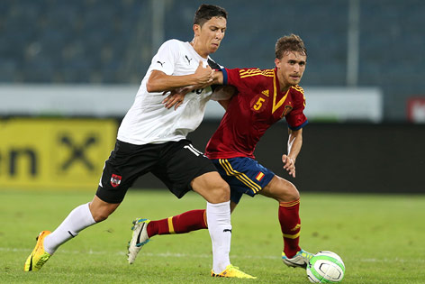 Robert Zulj (AUT) und Marc Muniesa (ESP)