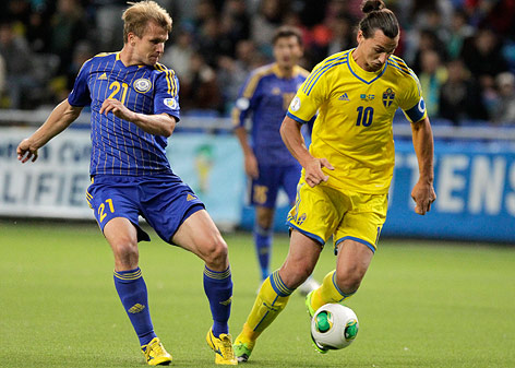 © Reuters/Shamil Zhumatov Valeri Korobkin, Zlatan Ibrahimovic