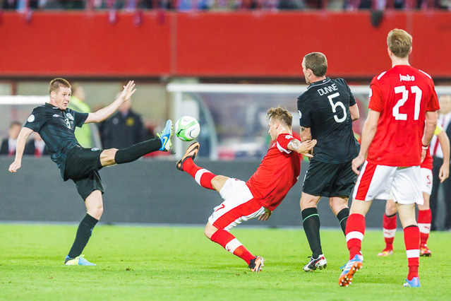 © ORF.at/Dominique Hammer Spielszene Österreich - Irland