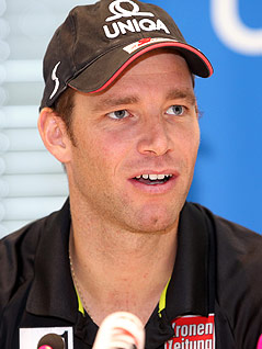 Benjamin Raich bei einer Pressekonferenz
