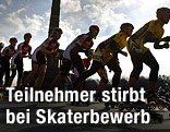 Skater beim Berlin-Halbmarathon