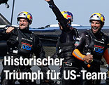 Oracle Team USA jubelnd