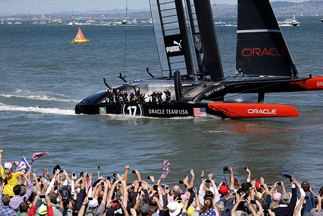 © APA/AP/Marcio Jose Sanchez Oracle Team USA jubelnd