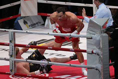 © APA/EPA/Maxim Shipenkov Wladimir Klitschko beim Boxkampf