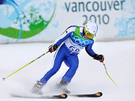 © AP/Sergey Ponomarev Der argentinische Skifahrer Agustin Torres bei den Olympischen Winterspielen 2010