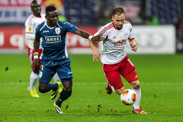 © ORF.at/Dominique Hammer Spielszene Salzburg - Lüttich