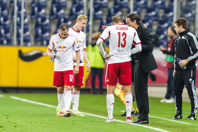 © ORF.at/Dominique Hammer Spielszene Salzburg - Lüttich