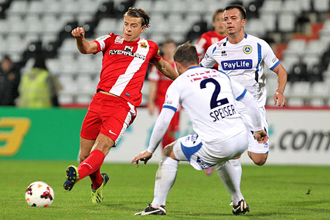 Stefan Schwab (Admira), Markus Speiser und Andreas Strapajevic (Vienna)