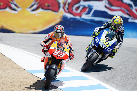 Marc Marquez und Valentino Rossi
