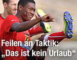 David Alaba beim &Ouml;FB-Training