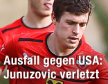 Zlatko Junuzovic w&auml;hrend des Trainings in Alicante