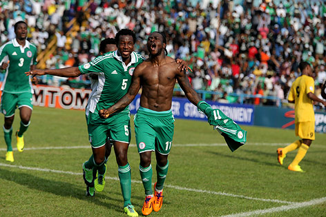 © Reuters/Afolabi Sotunde Jubel von Nigeria