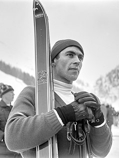 © APA/Keystone/Photopress-Archiv Karl Schranz, aufgenommen im Februar 1963 bei den vorolympischen Skirennen in Innsbruck