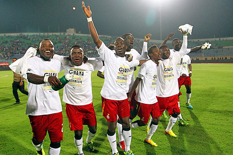 © APA/EPA/Khaled Elfiqi Jubel von Ghana