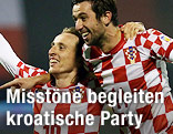 Spieler jubeln