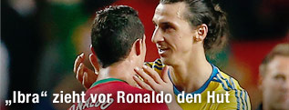 Cristiano Ronaldo, Zlatan Ibrahimovic