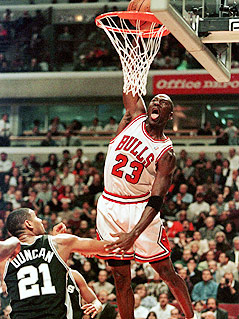 © Reuters/Scott Olson Michael "Air" Jordan, Chicago Bull, 1997
