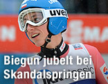 Der polnische Skispringer  Krzysztof Biegun