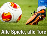 Spielerbein und EL-Fußball