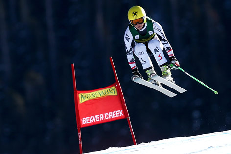 © GEPA/Christian Walgram Anna Fenninger bei einem Spung