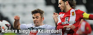 Lukas Hinterseer (Wacker) und Richard Windbichler (Admira)