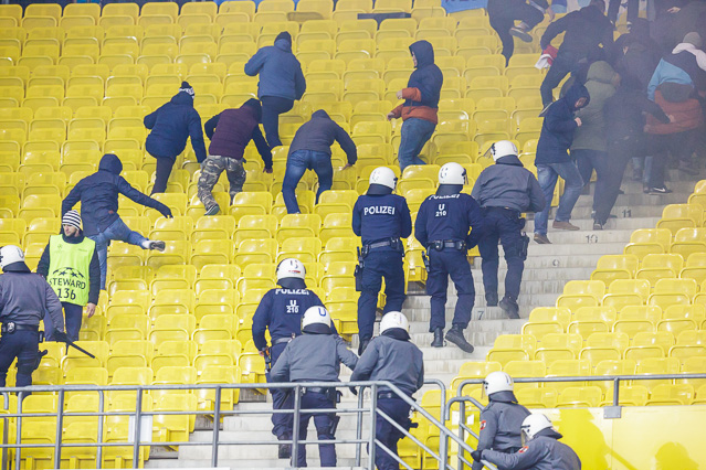 © ORF.at/Dominique Hammer Spielszene Austria Wien - Zenit St. Petersburg