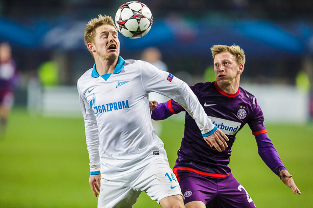 © ORF.at/Dominique Hammer Spielszene Austria Wien - Zenit St. Petersburg