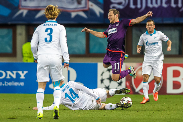 © ORF.at/Christian Öser Spielszene Austria - Zenit