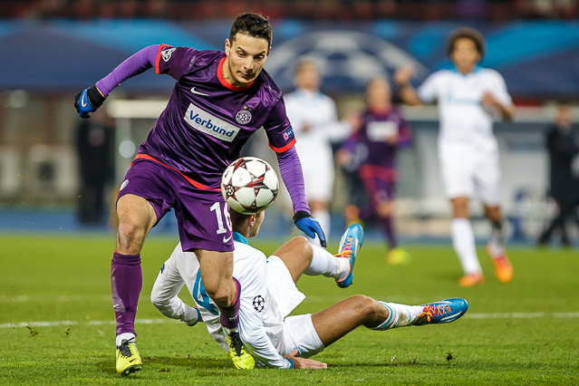 © ORF.at/Christian Öser Spielszene Austria - Zenit