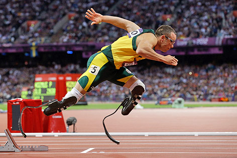 Oscar Pistorius bei den Sommerspielen in London 2012