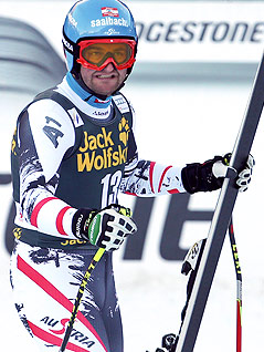 Ein verärgerter Georg Streitberger