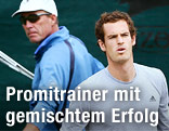 Tennis-Coach Ivan Lendl mit seinem Schützling  Andy Murray