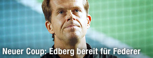 Die schwedische Tennislegende Stefan Edberg