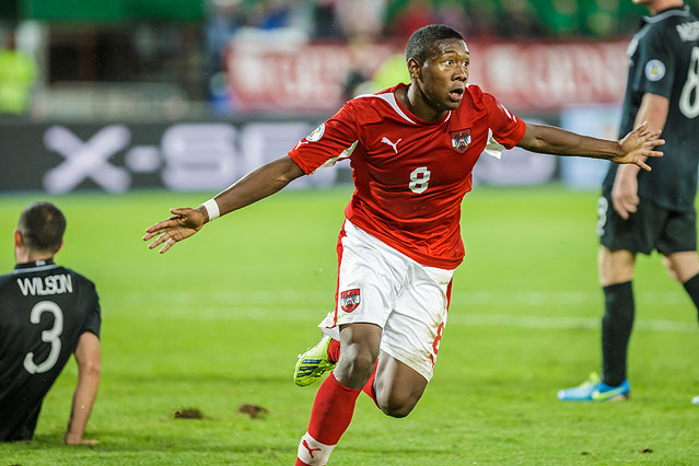 © ORF.at/Dominique Hammer David Alaba jubelt gegen Irland
