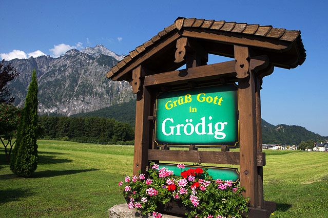 © ORF.at/Peter Pfeiffer Ortschild von Grödig