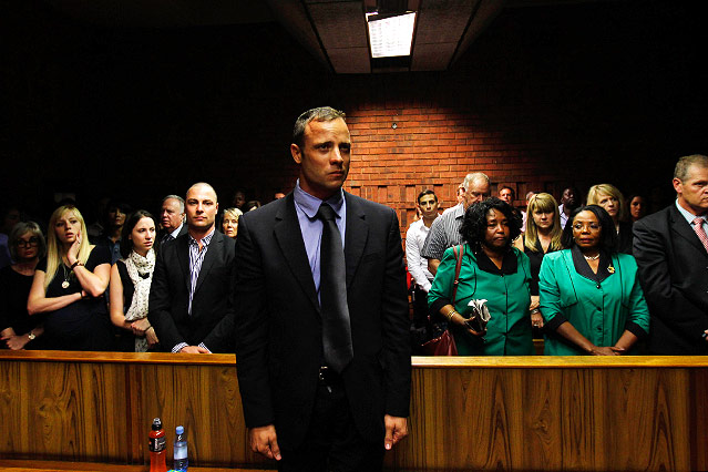 © Reuters/Siphiwe Sibeko "Blade Runner" Oscar Pistorius ist vor Gericht wegen Mordes angeklagt
