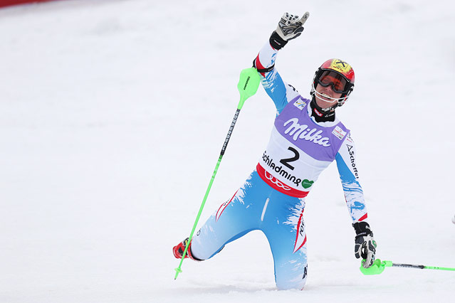 © ORF.at/Peter Pfeiffer Marcel Hirscher jubelt