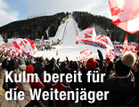 Zuschauer am Kulm