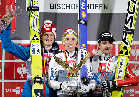 © APA/Barbara Gindl Thomas Diethart, Simon Ammann, Thomas Morgenstern