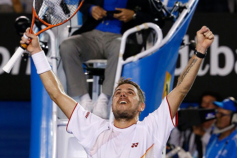 © Reuters/Jason Reed Jubel von Stanislas Wawrinka