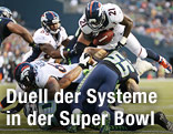 Spielszene Denver Broncos gegen Seattle Seahawks