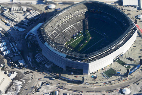 Luftaufnahme vom MetLife Stadium